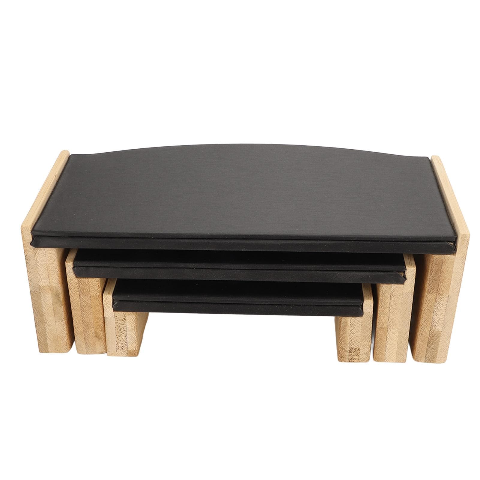 3 Pieces Jewelry Display Stand Set Jewelry Display Risers for Earrings Rings Necklaces Bracelets