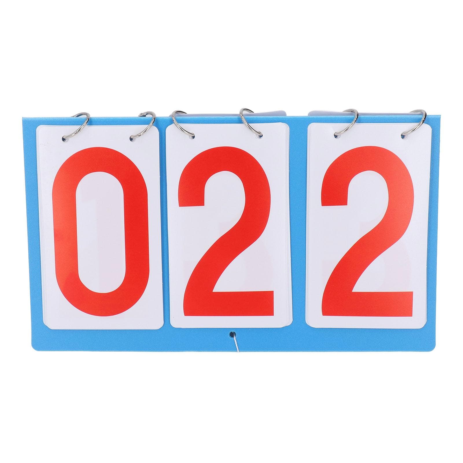 Portable 3 Digit Flip Scoreboard Multifunctional Score Keeper for Volleyball Basketball Table