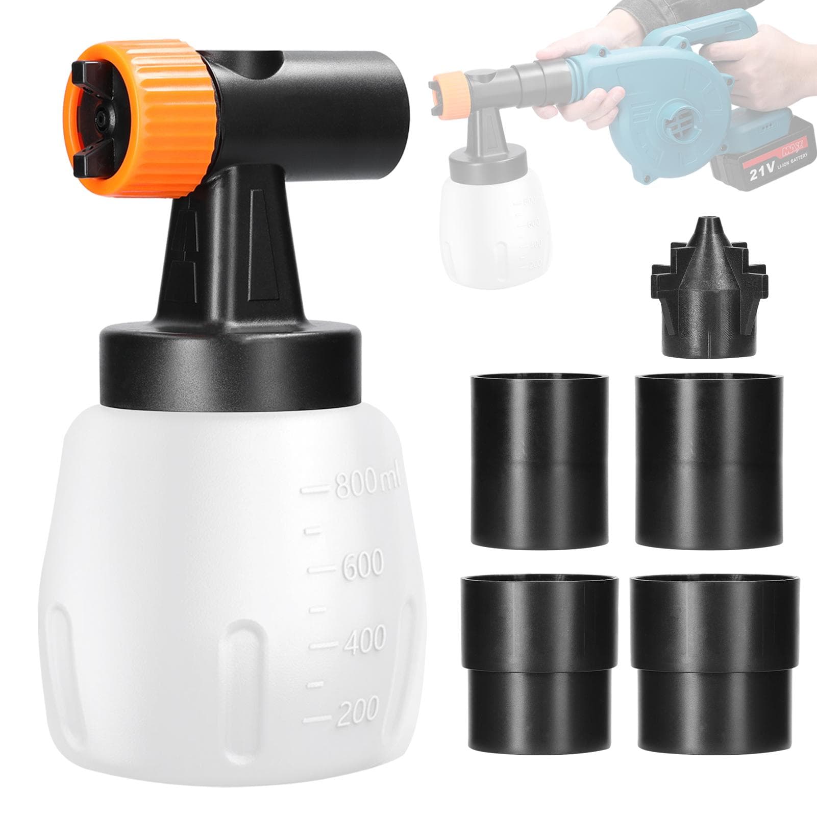 Power Blower to Paint Sprayer Conversion Kit Electric Blowing Machine to Painting Spraying Device multicolour