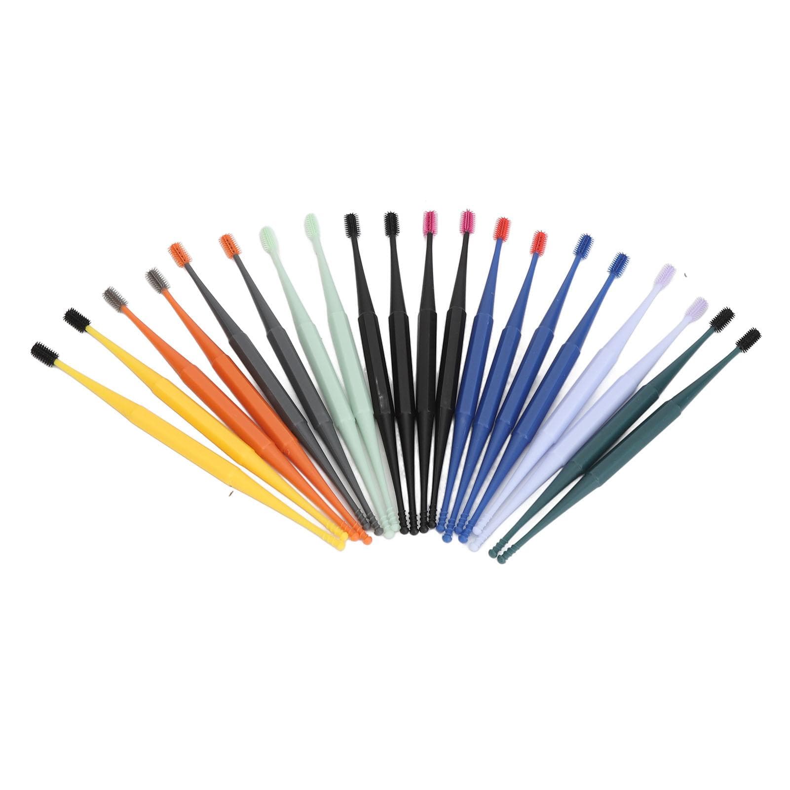 20Pcs Earwax Pick Rustproof Colorfast Rugged Safe Spiral Design Double Ended Ear Pick for Home