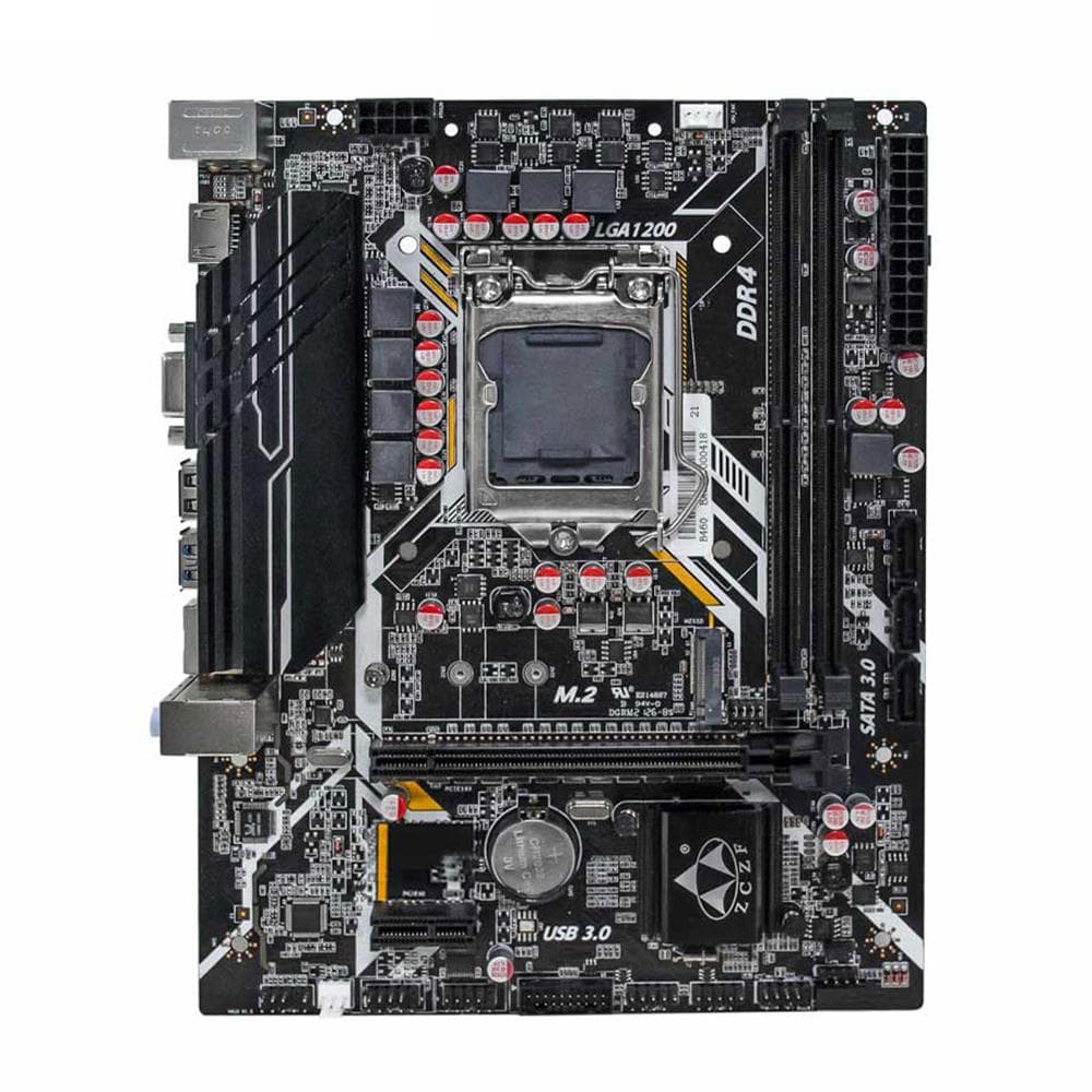 H410 Gaming Motherboard 2666MHz Frequency LGA1200(Intel 10th Gen) Compatible with Core i3i5i7i9 black