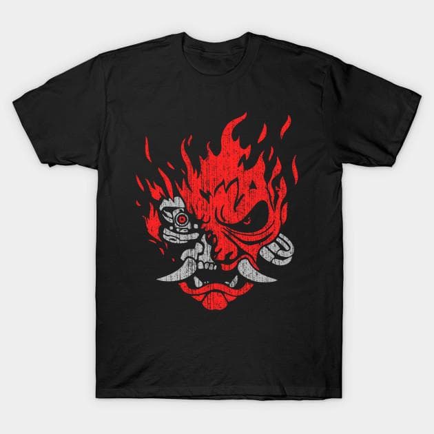 Unisex Fashion TShirt cyberpunk Print Plus Size XS-6XL T-Shirt 100%Cotton Tops O Neck Short Sleeve Tees XL black