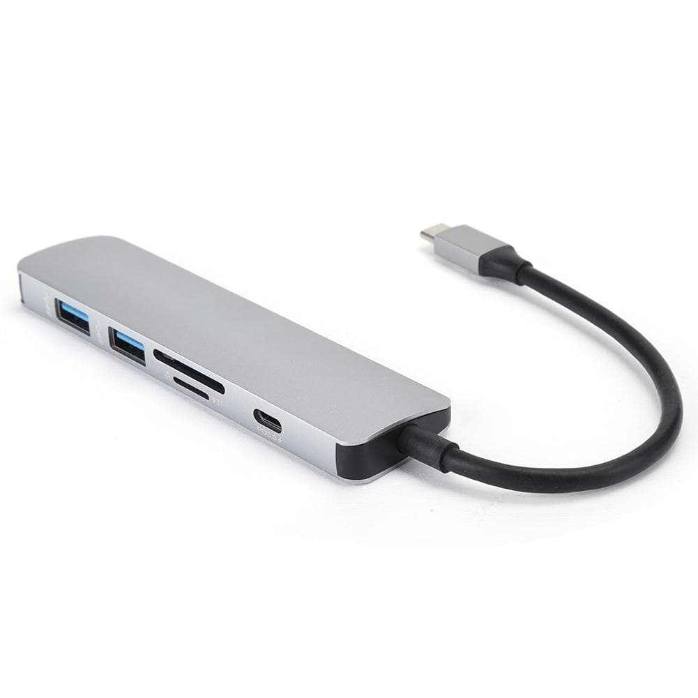 TypeC 6 in 1 Hub MultiFunctional Expansion Dock TypeC to HDMi USB3.0PD3.0 Charging