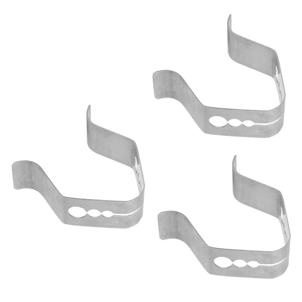 3Pcs Kitchen BBQ Grill Accessory Stainless Steel 3Holes Barbecue Probe Fixing Clip Holders