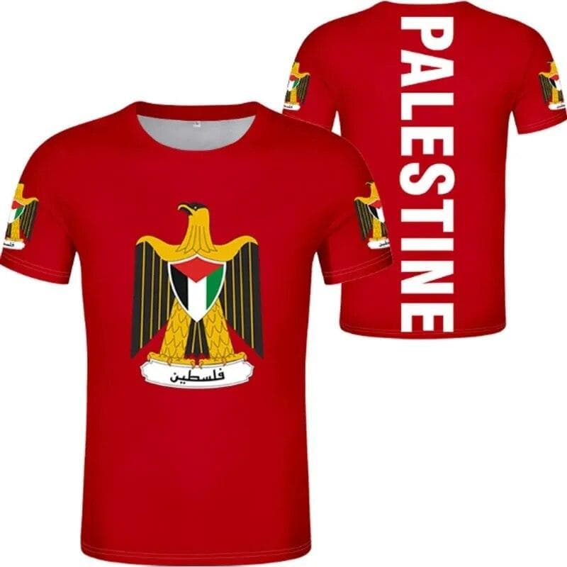 PALESTINE T-Shirt 3D Printed Casual Street Letter Tshirt Nation Flag Tate Palestina College Oversized Design Men Women Clothing L