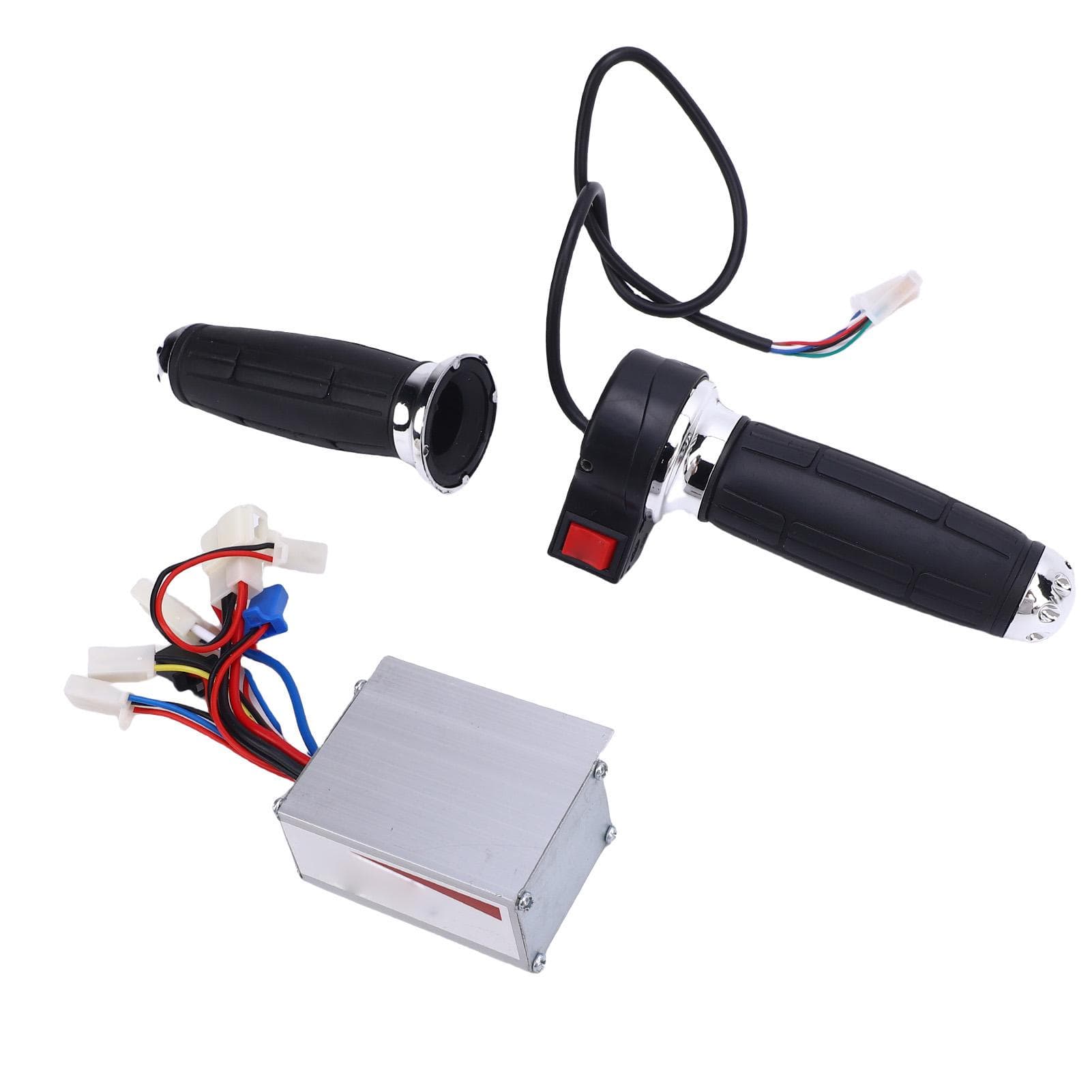Electric Scooter Electric Twist Throttle Grip with Controller Aluminium Alloy 3 Speed Throttle
