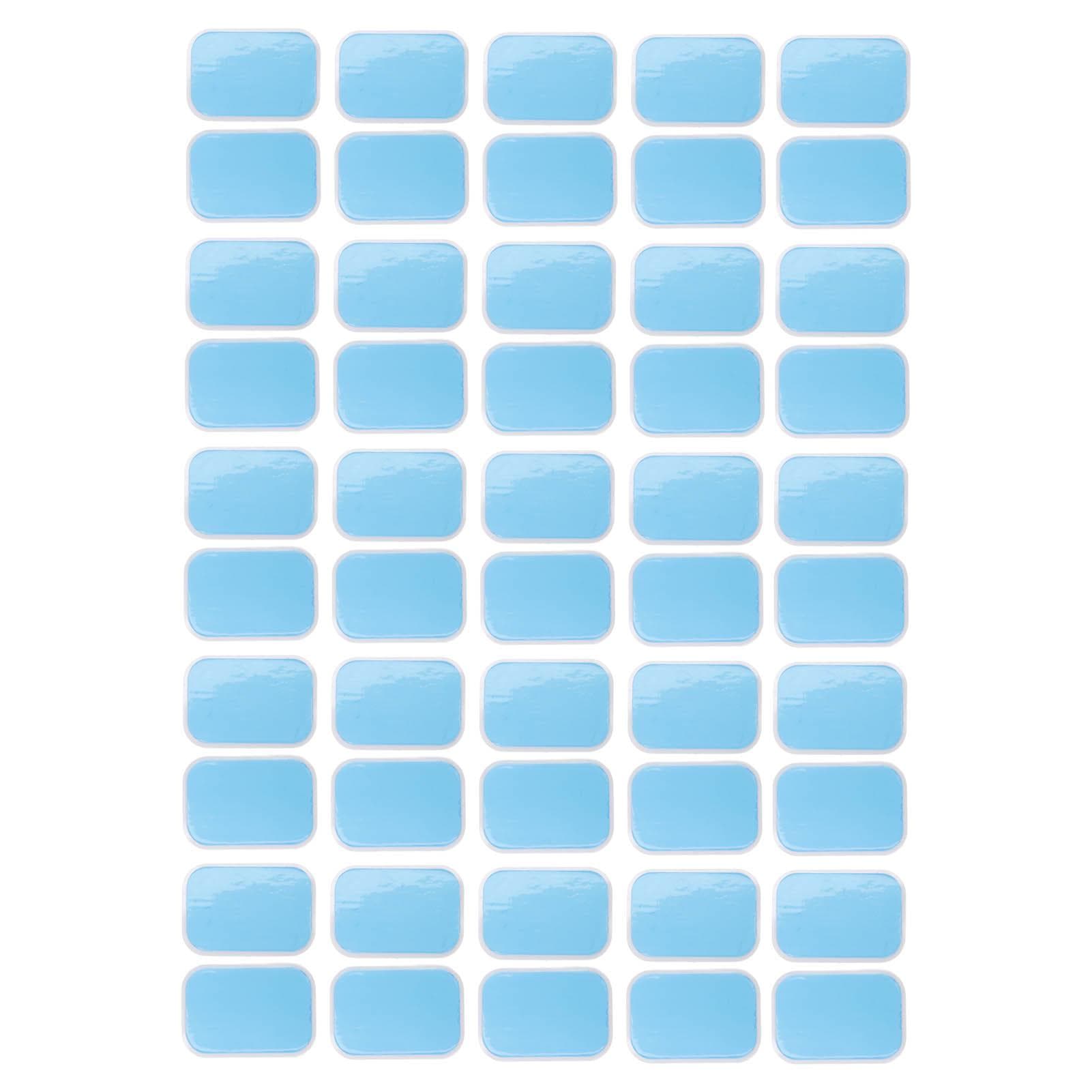 50pcs Abs Stimulator Training Gel Sheet Pads Replacement Accessory for Abdominal Muscle Trainer