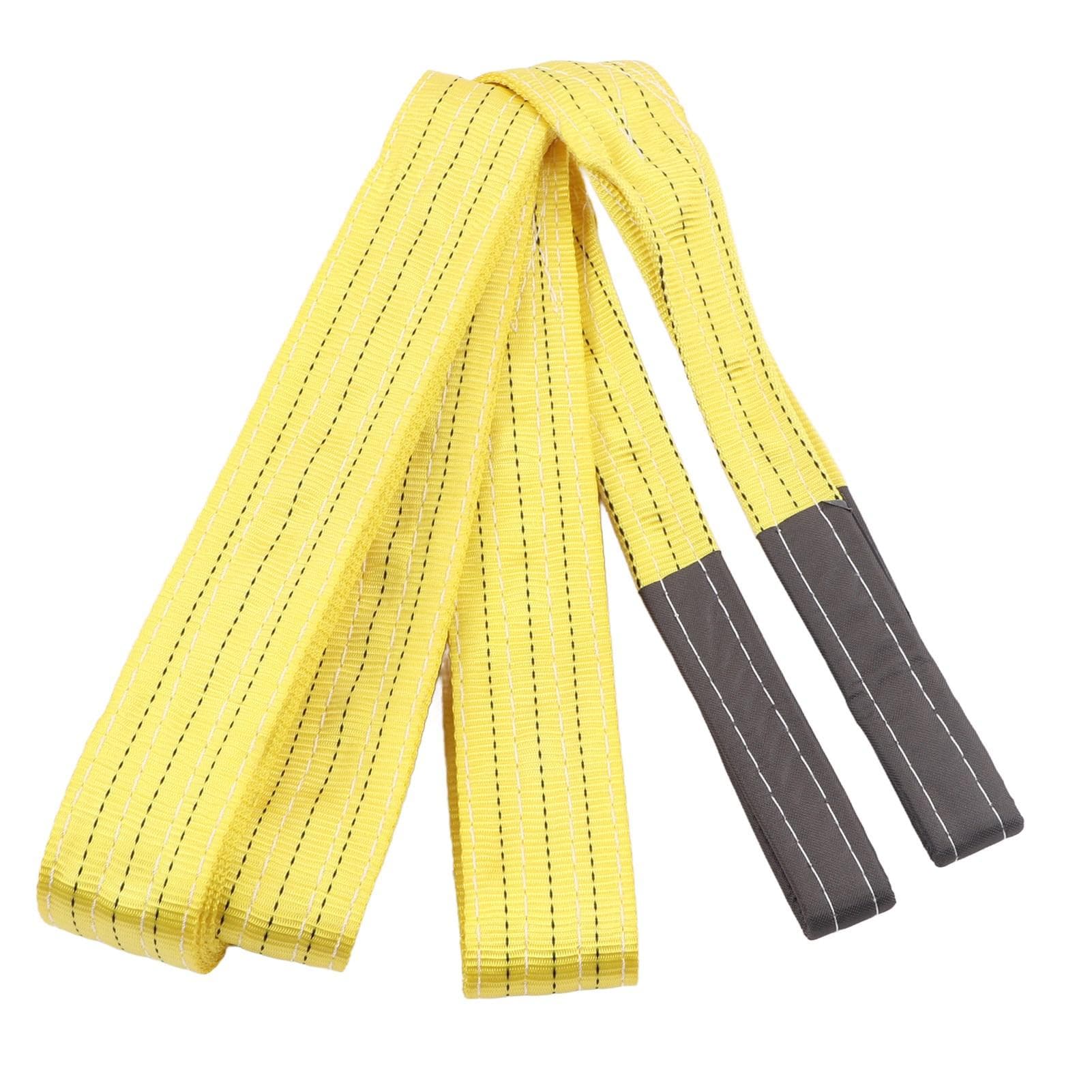 Lift Sling Strap 3T 6614LB 6M 19.69FT Thickened Widen Polyester Sturdy Stable Rigging Lifting Strap