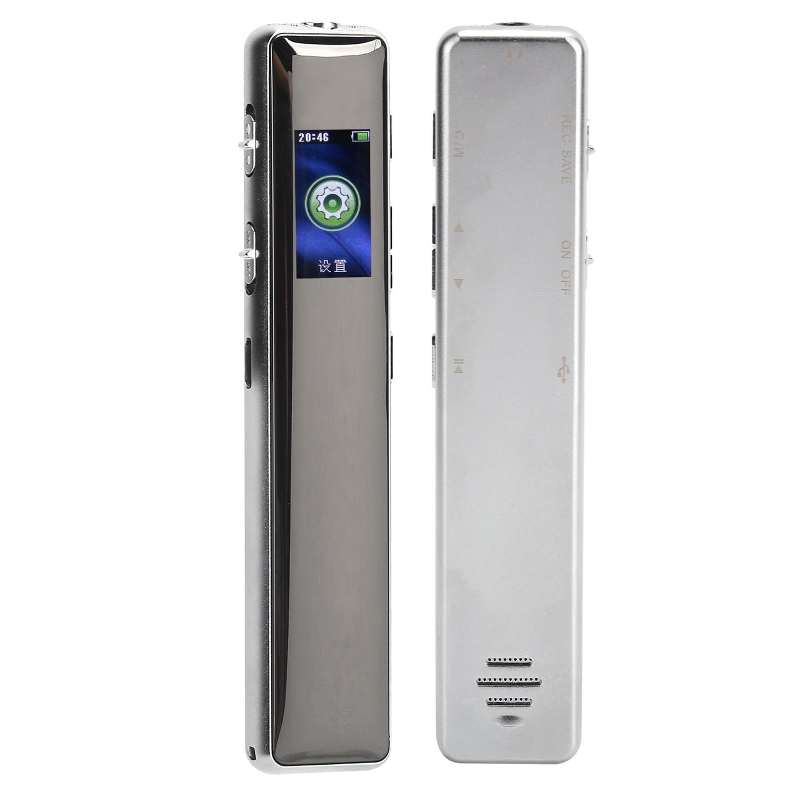 Mini Digital Voice Recorder Chargable Portable Recorder with Playback for Lectures Meetings