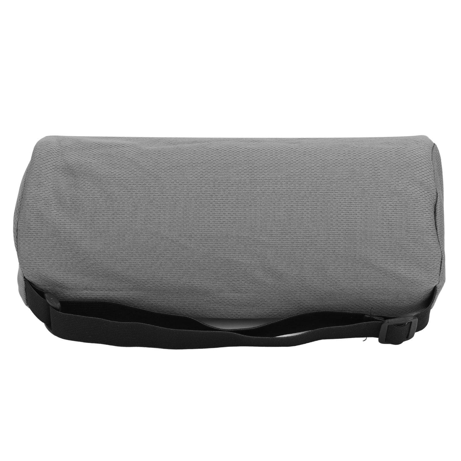 Lumbar Roll Pillow Multifunctional Memory Foam Back Roll Waist Support Cylinder Pillow with gray