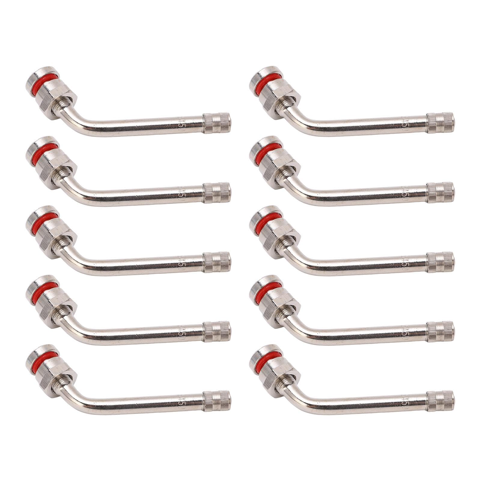 10 Pcs Truck Tire Valve Stems TR545D 60 Degree Valve Stem for Alcoa 22.5in 24.5in Aluminum Wheels