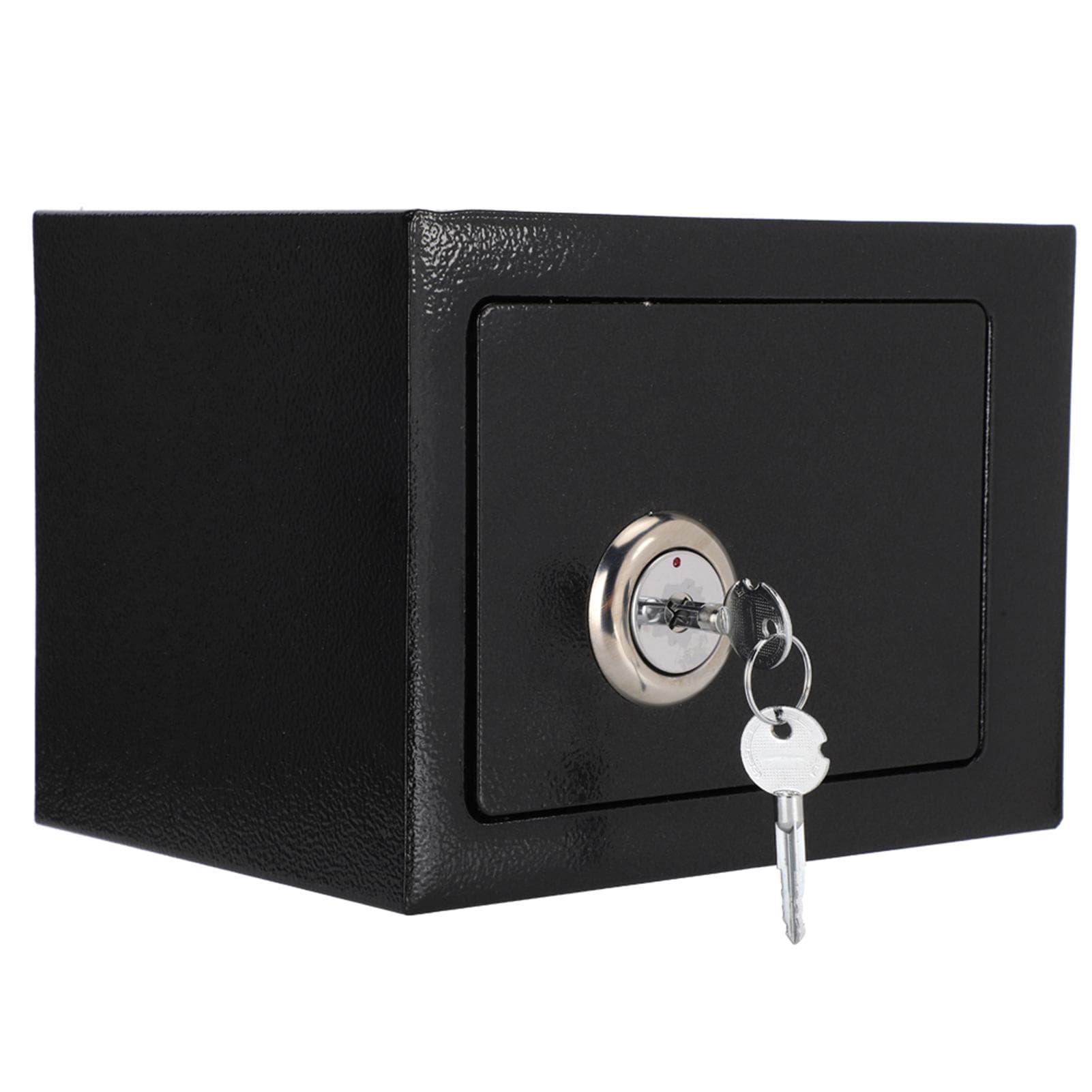 Durable Strong High Security Steel Safe Box Key Operated Money Cash Storage Home Office white
