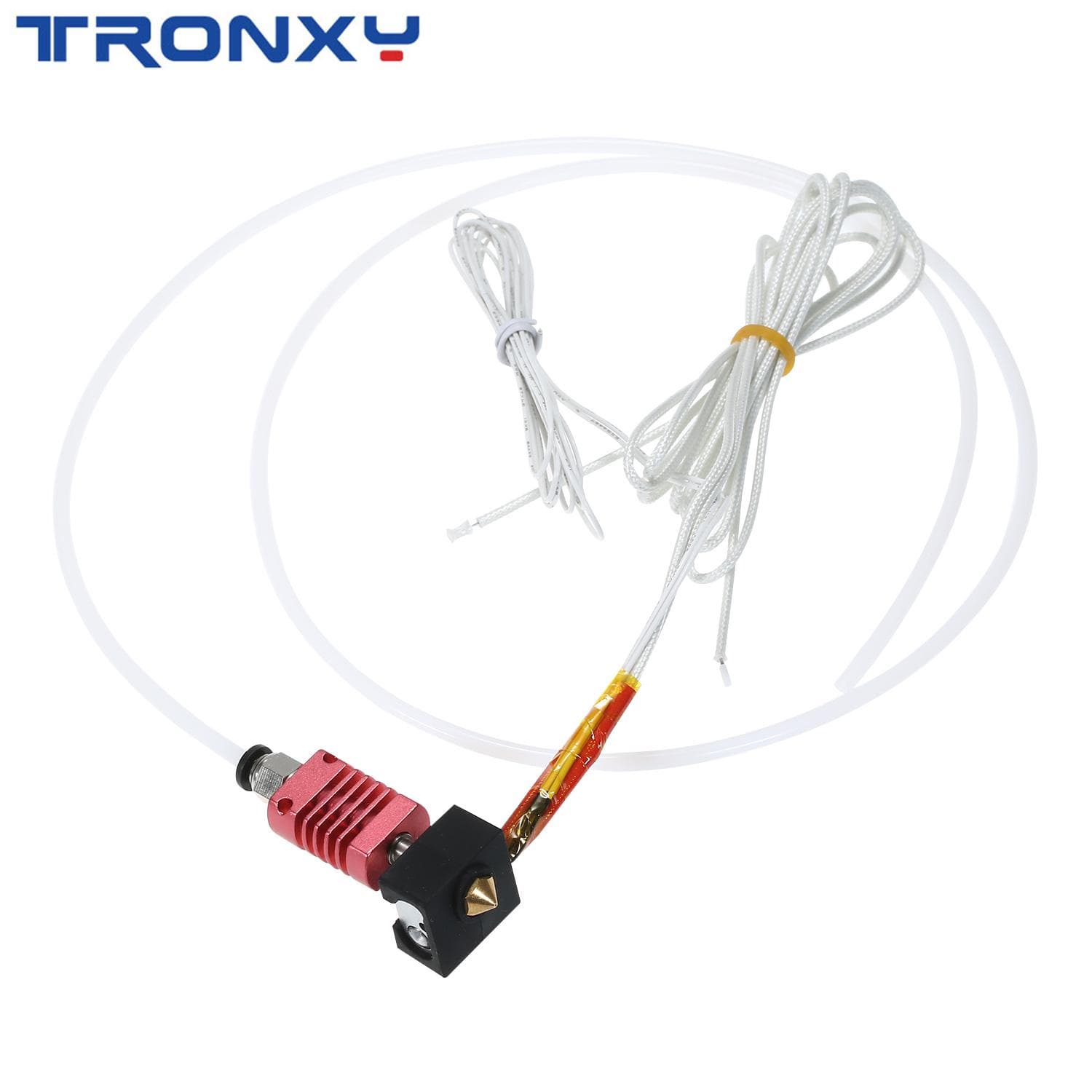 Tronxy 3D Upgrade Parts Assembled MK10 Extruder Hotend Kit with Aluminum Heating Block 0.4mm Nozzle multicolour