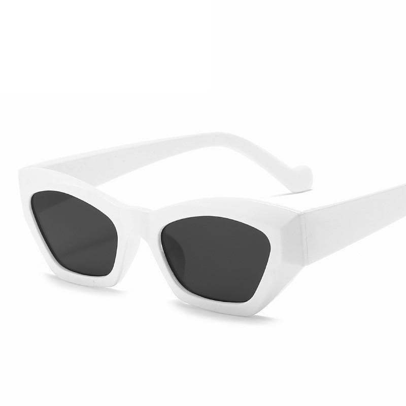 New Retro Cateye Sunglasses Luxury Designer Small Frame Fashion Vintage Eyewear For Women Men with pouch and cloth