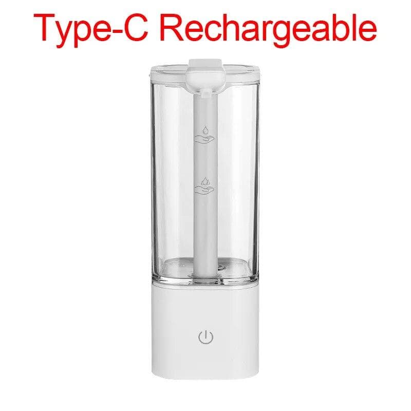 Electric Liquid Soap Dispenser Automatic Distance Induction Charging/Battery Hand Sanitizer Dispenser for Disinfection Gel white
