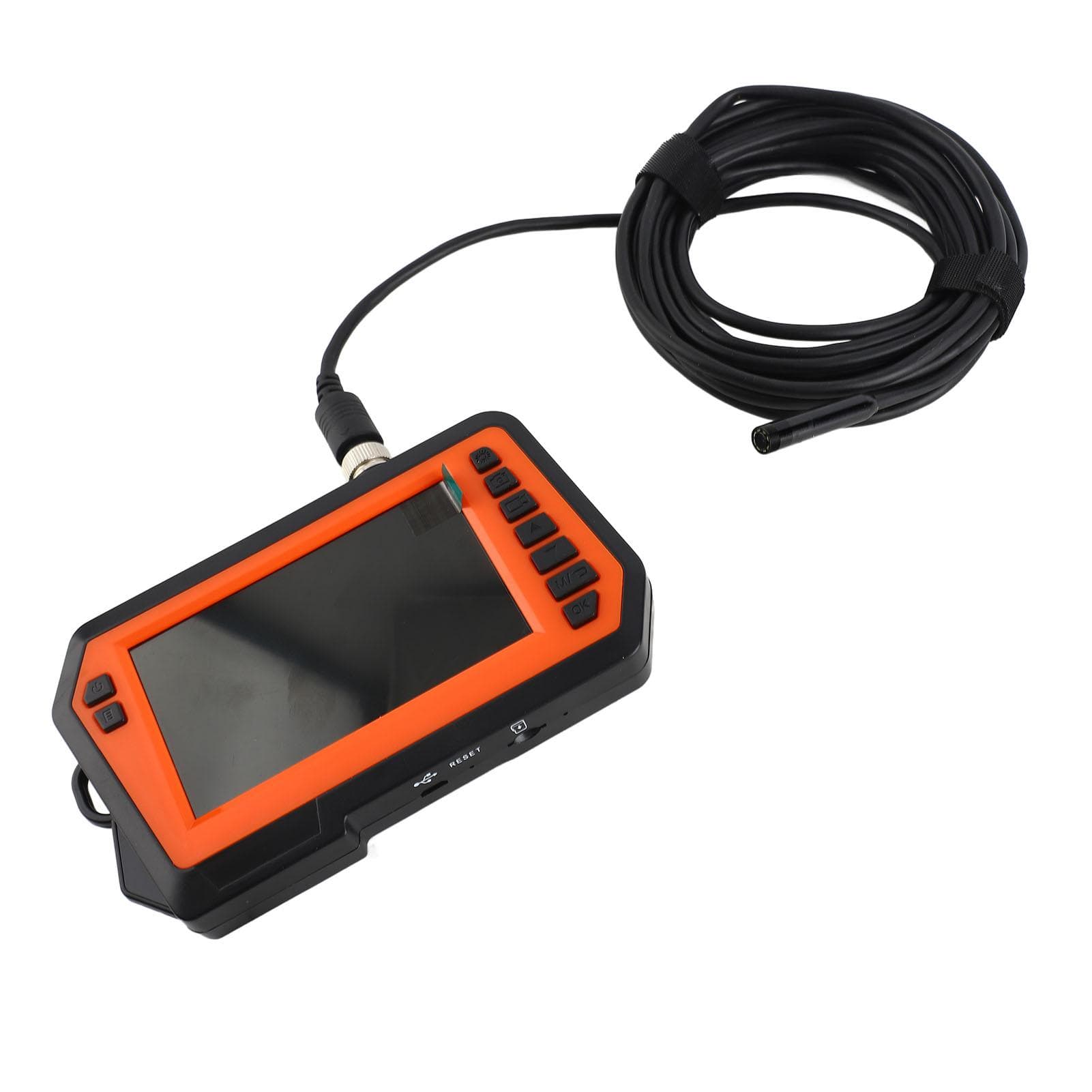 Industrial Endoscope IP68 4.3inch HD Screen 1080P 2600mAh Borescope Inspection Camera with 8 LED
