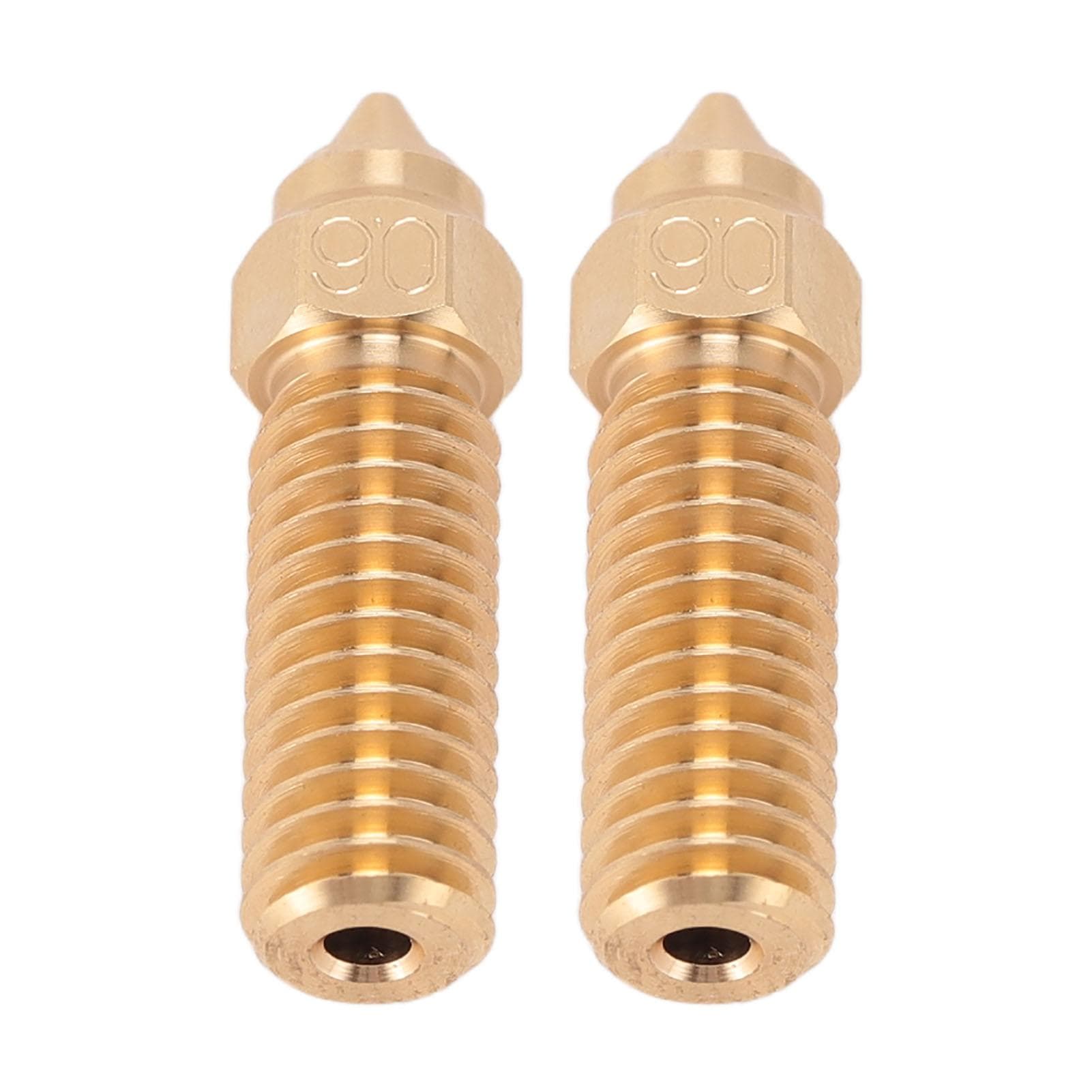 10pcs 3D Printer Extruder Brass Nozzles High Temperature Resistance Wear Resistant for Creality K1 0.6mm