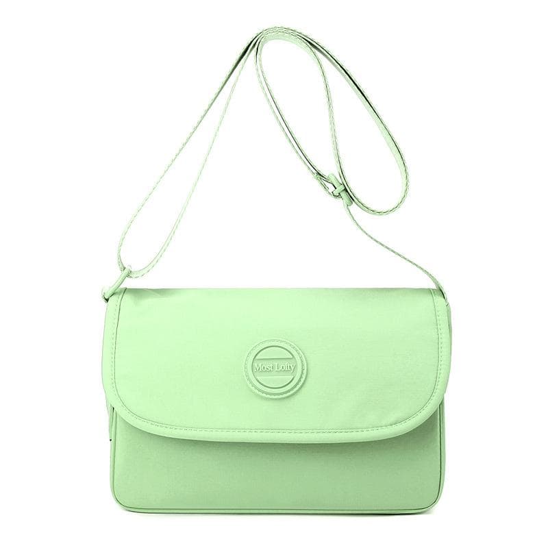 Women's Lightweight Crossbody Bag Nylon Water-Repellent Shoulder Bag green