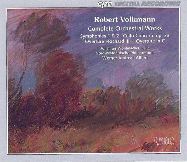 CD ROBERT VOLKMANN – JOHANNES WOHLMACH - Complete Orchestral Works: Symphoni 9991512 cpo Japan Classical Used