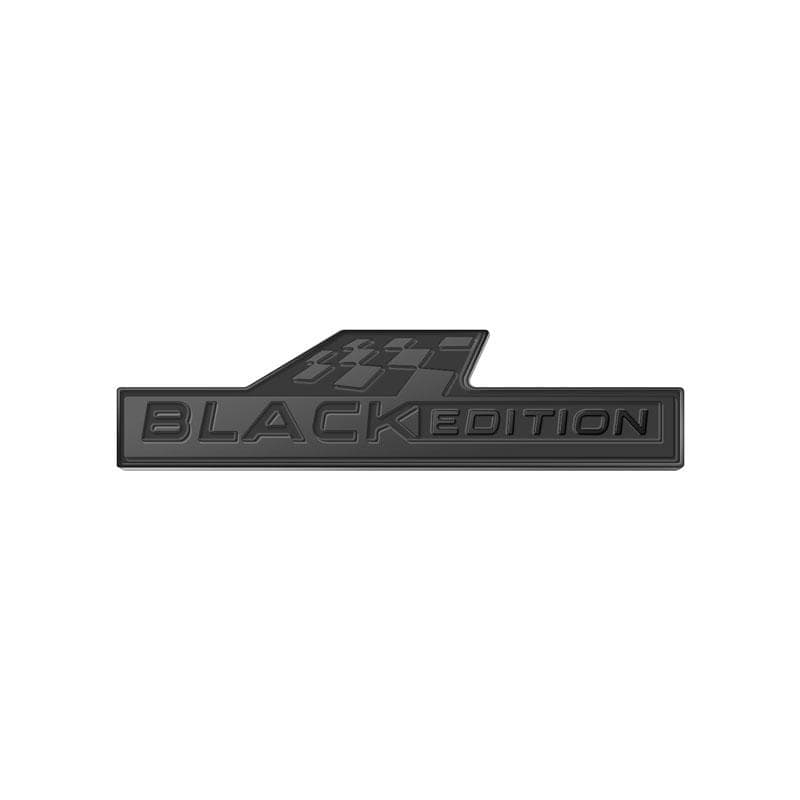 Black Edition Decoration Emblem Car Styling 3D Metal Badge For Octavia Rapid Kodiaq Yeti Fabia Karoq Body Trunk Stickers