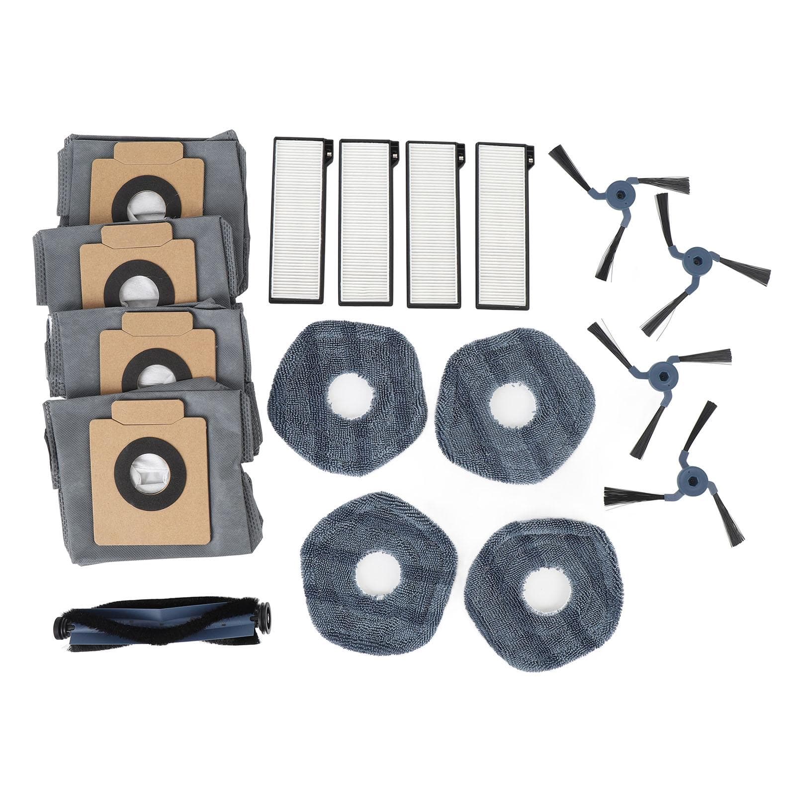 17PCS Set Robot Vacuum Cleaner Brush Kit Vacuum Cleaner Replacement Filter Brush Set for X10 PRO
