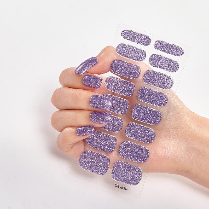 2025 New No Glue Gel Nail Stickers Waterproof Matte Press On Nails for Women