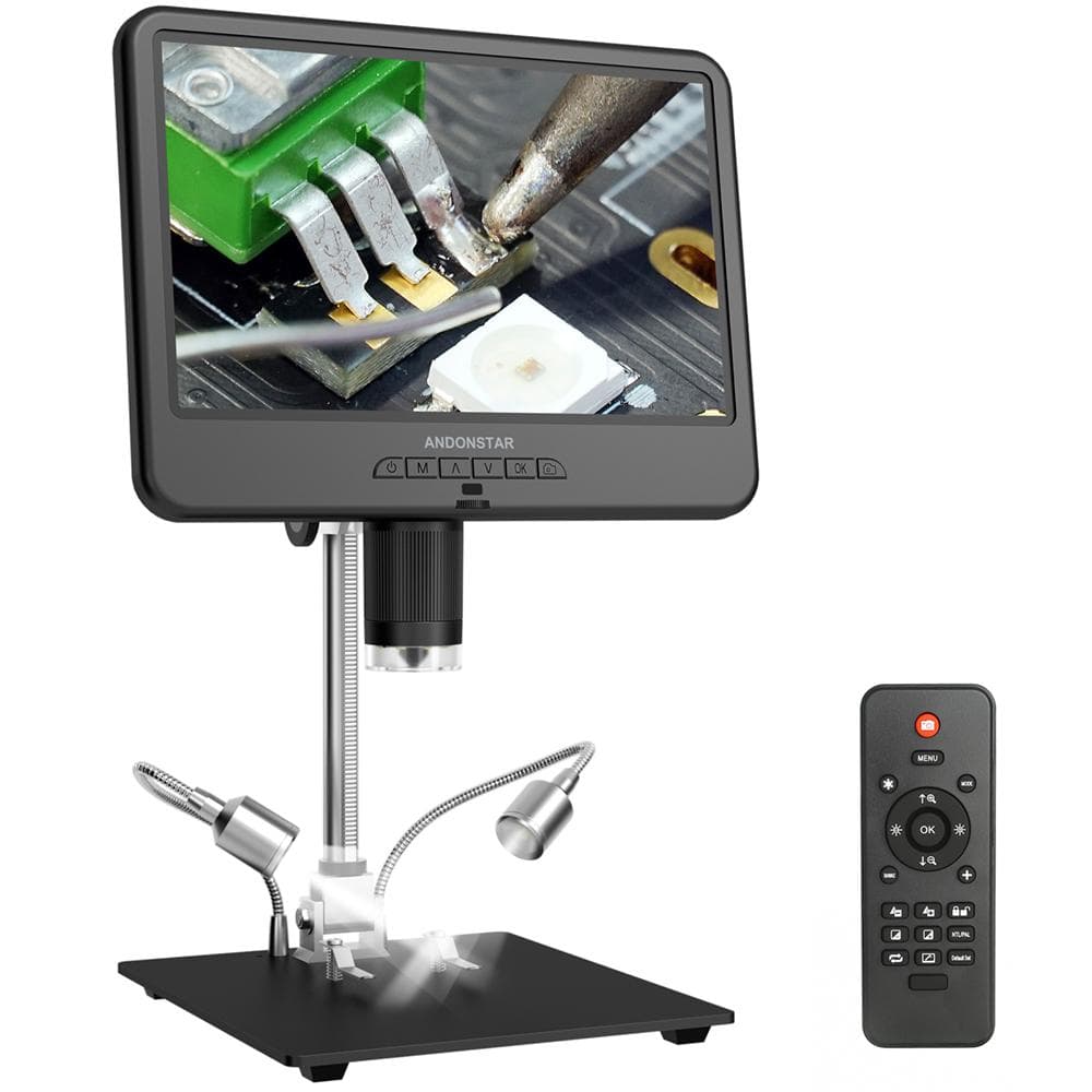 Professional Digital Microscope 12 Million Pixels IPS Touching Screen 50-1600X Magnification multicolour