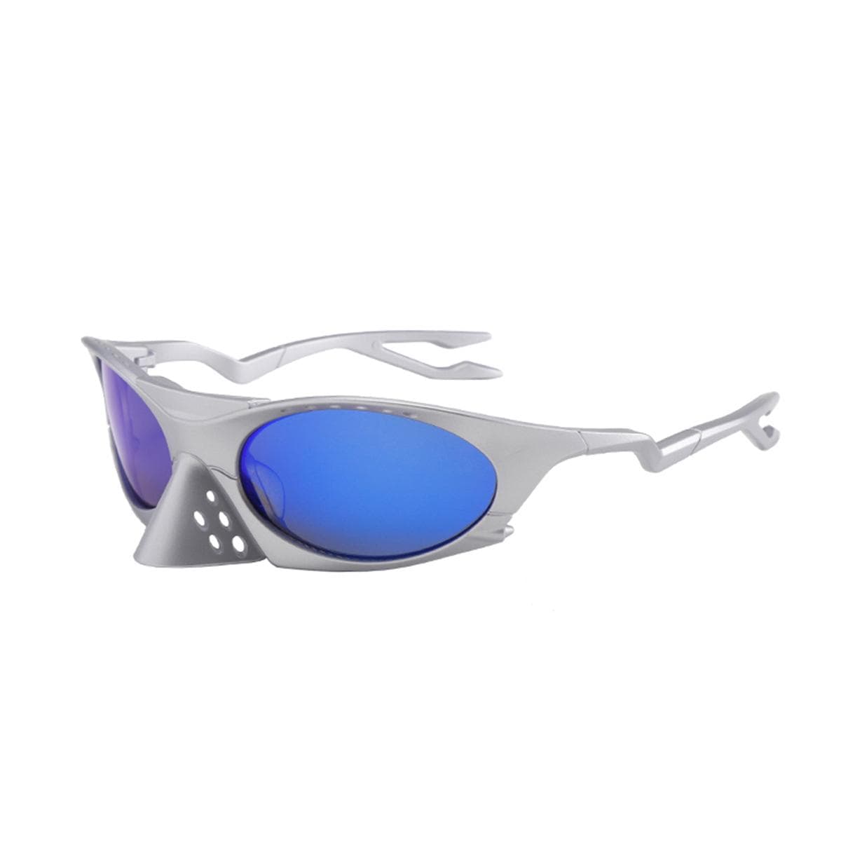 RUISIMO Y2k Punk Sunglasses Cool Women Men Luxury Outdoor Sports Fashion Wrapped Round Trend Brand Design