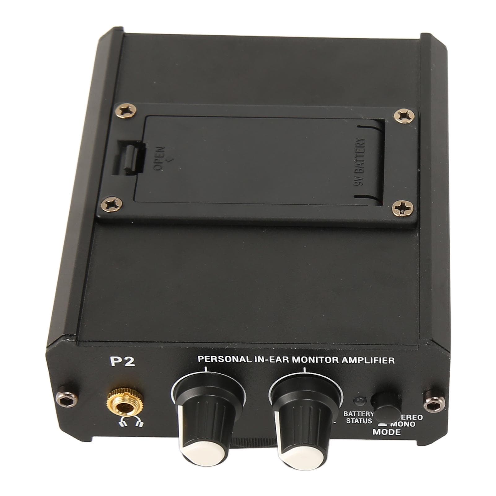Monitor Headphone Amplifier 2 Channel Compact Monitor Amplifier for Stage Studio 100‑240V US Plug EU Plug