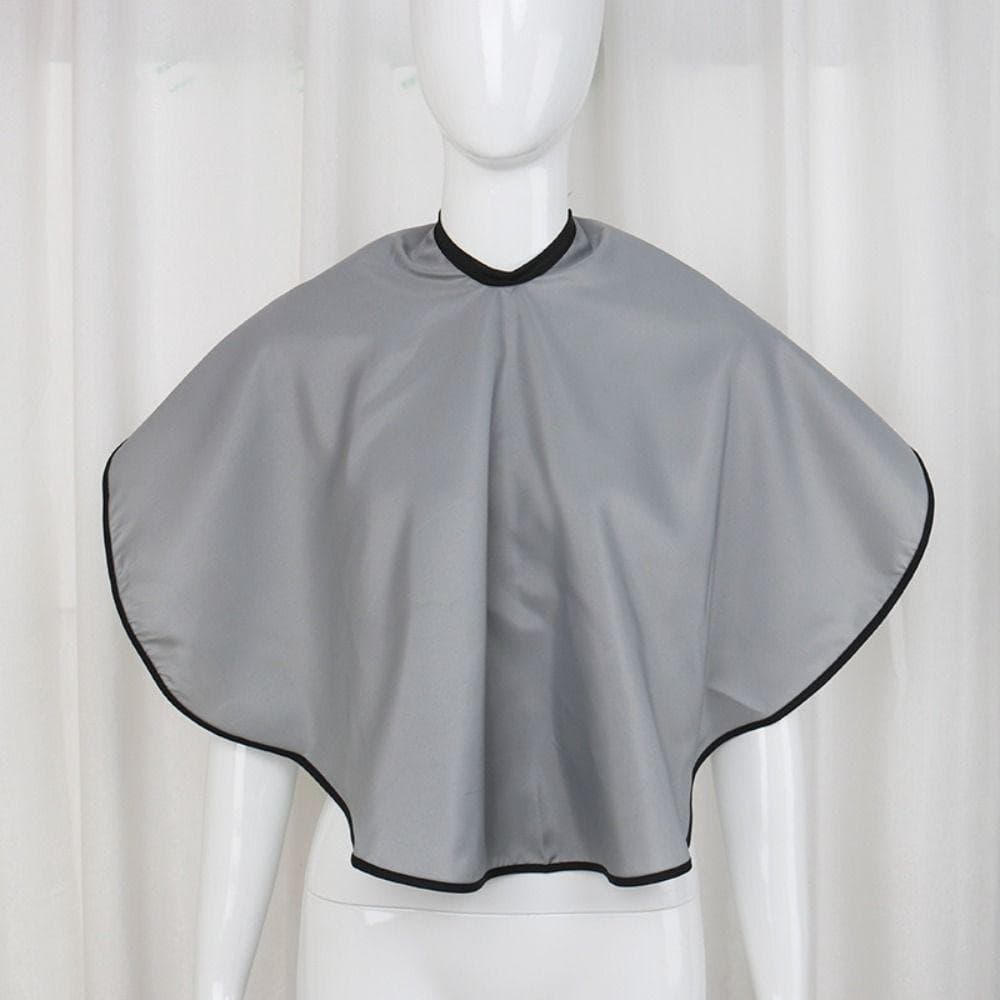 Anti-static Hair Cutting Cape Reusable Waterproof Dyed Hair Shawl Salon Tool Hairdressing Cloth grey