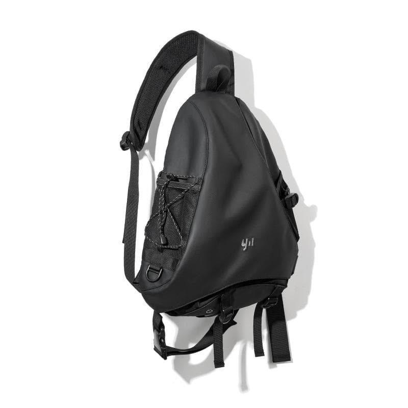 Men's Crossbody Bag, Trendy Single-shoulder Bag, Casual Functional Sports Cycling Backpack, Multi-functional Postman Chest Bag black