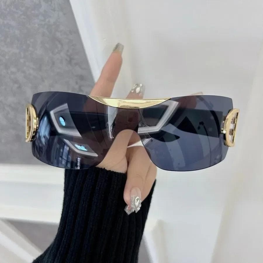 Trendy Square Sunglasses Women Men Gradient Lens UV Protection Classic Designer Brand Unisex Outdoor Travel Oculos De Sol other