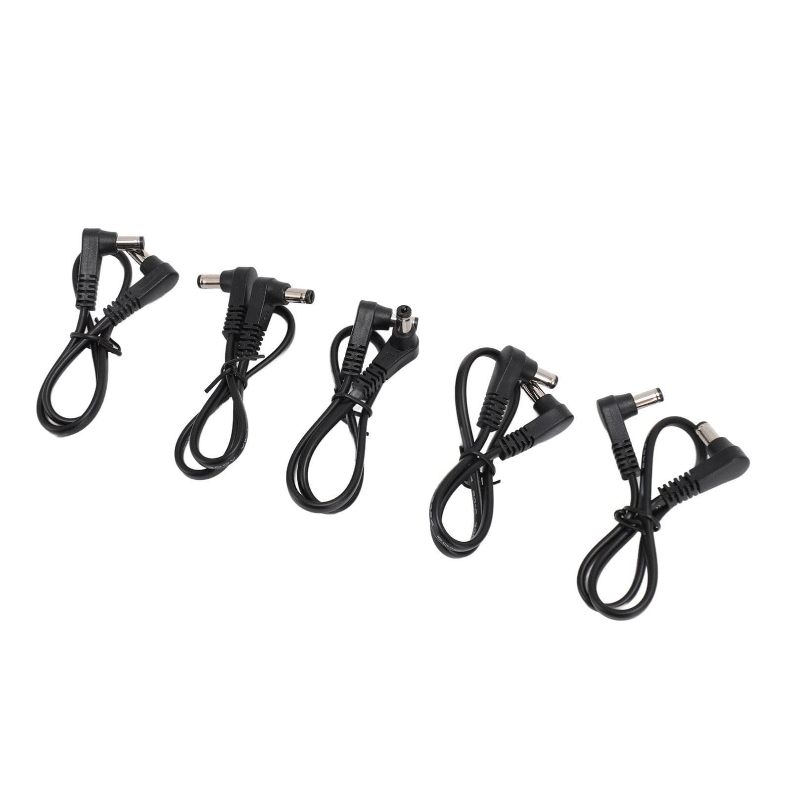 5PCS Right Angle DC Power Cable 5.5mmx2.1mm 90 Degree DC Male to Male Power Cable for CCTV Security