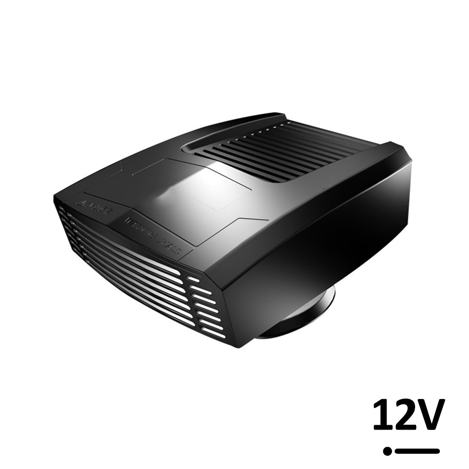 24V Car Heater Portable Car Heater Large Power Winter Defroster 2 in 1 Heating & Cooling with 12V black