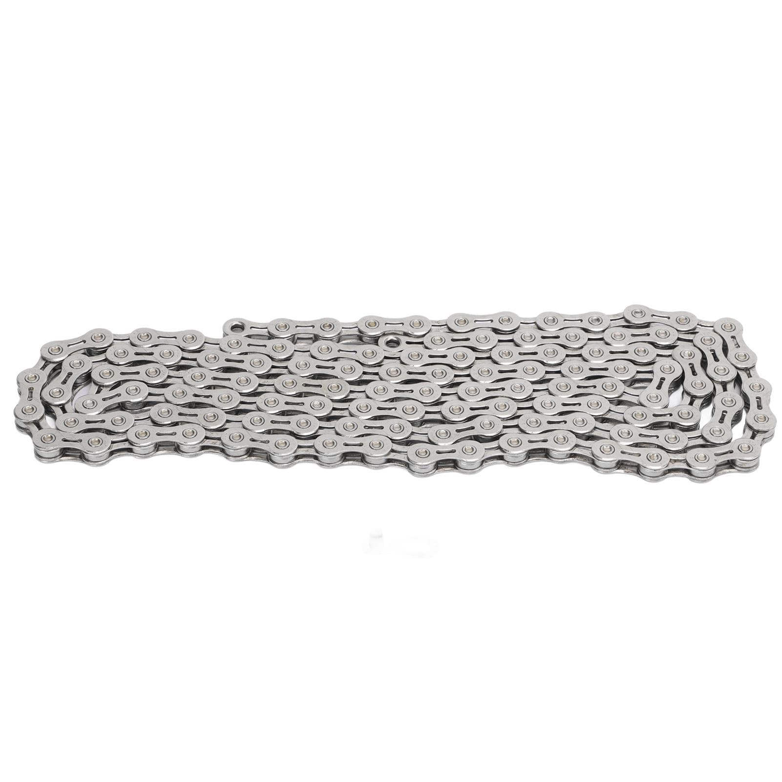 Bicycle Chain 116 Links Fully Plated Variable Speed Bike Chain with Hook and Loop Link Block for