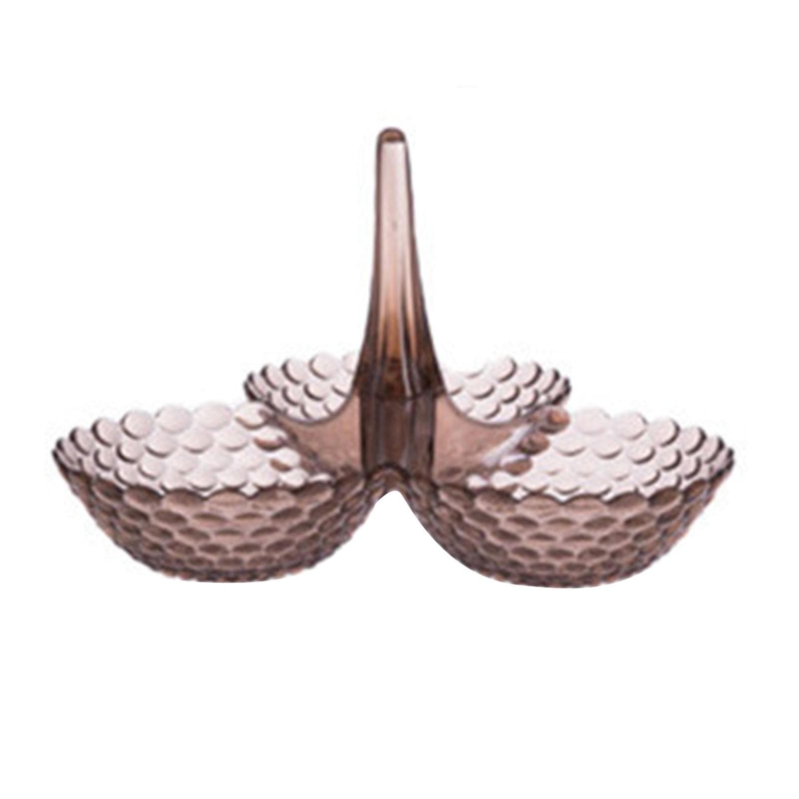 Fruit Basket Stand Large Capacity Elegant Transparent Versatile Fruit Bowl Stand Holder Organizer