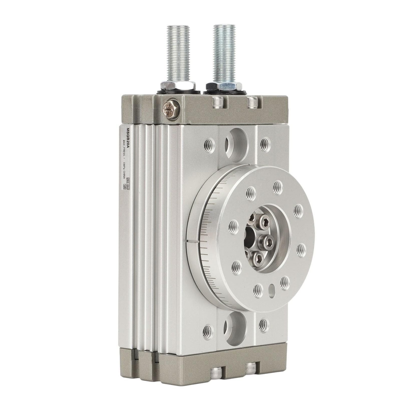 Rotary Pneumatic Air Cylinder 0 to 190 Degree Adjustable Aluminum Alloy High Strength Waterproof
