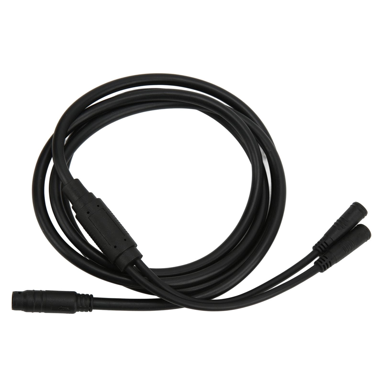 Electric Bike Extension Cable Bicycle 1 to 2 Split Motor Cable with Waterproof Connector 155cm