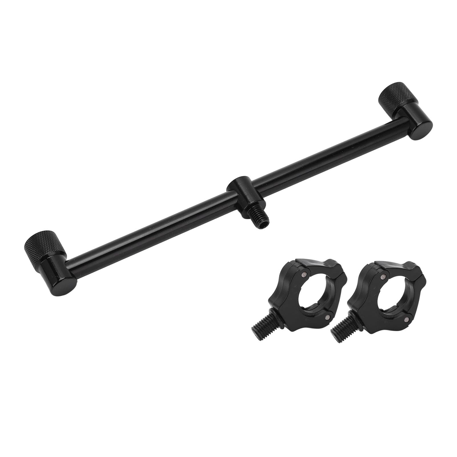 Carp Fishing Rod Holder Bracket Stand Carp Fishing Buzz Bars Black Magnetic Holder Head(2 Heads