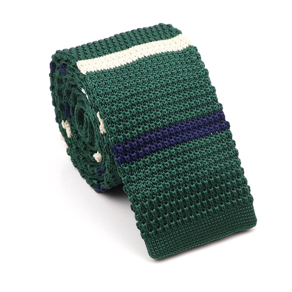Men's, Solid Color, Knitted Tie, Leisure, Slim Neckties, Wedding, Business,