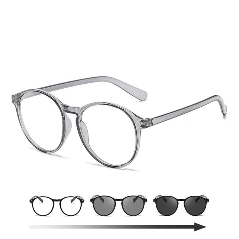 1PC Anti Blue Light Color Changing Glasses Fashion Sunglasses for Adults Black UV Protection