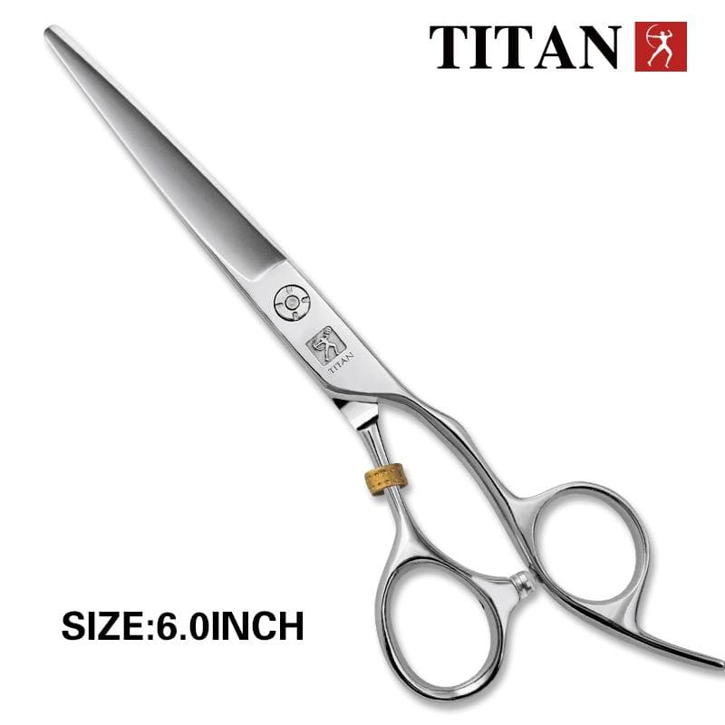 TITAN Hair Scissors Professional Barber Cut Thinning Hairdressing Trimmer Cutting Sharp Salon Hair Tool Japan 440c Steel