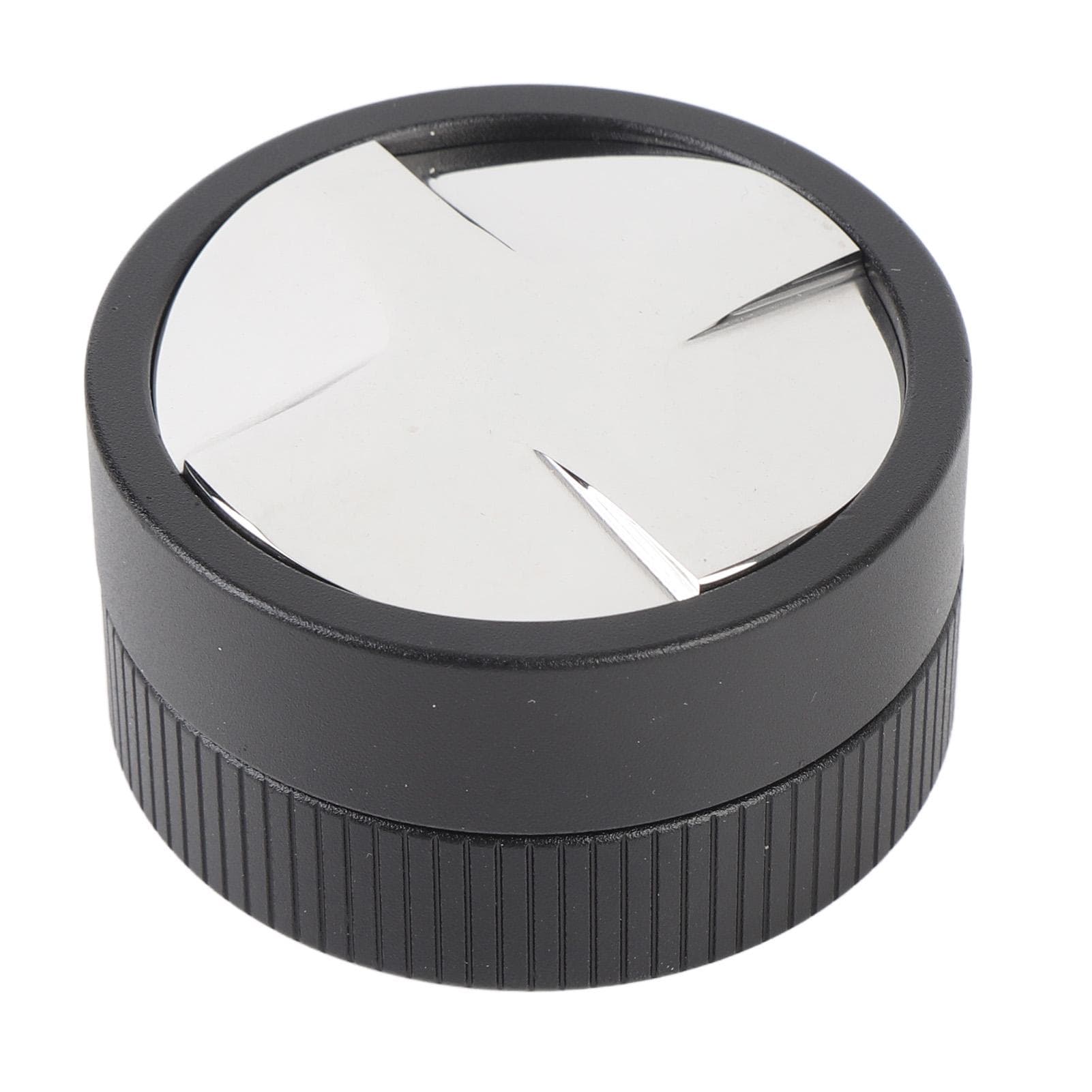 Coffee Tamper Distributor 304 Stainless Steel Auto Height Adjustable Coffee Distribution Leveler 51mm/2in black