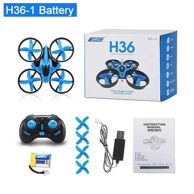 New Mini Rc Drone 4Ch 6-Axis Headless Mode Helicopter 360 Degree Flip Remote Control Quadcopter Toys Mini Drone for Kids blue