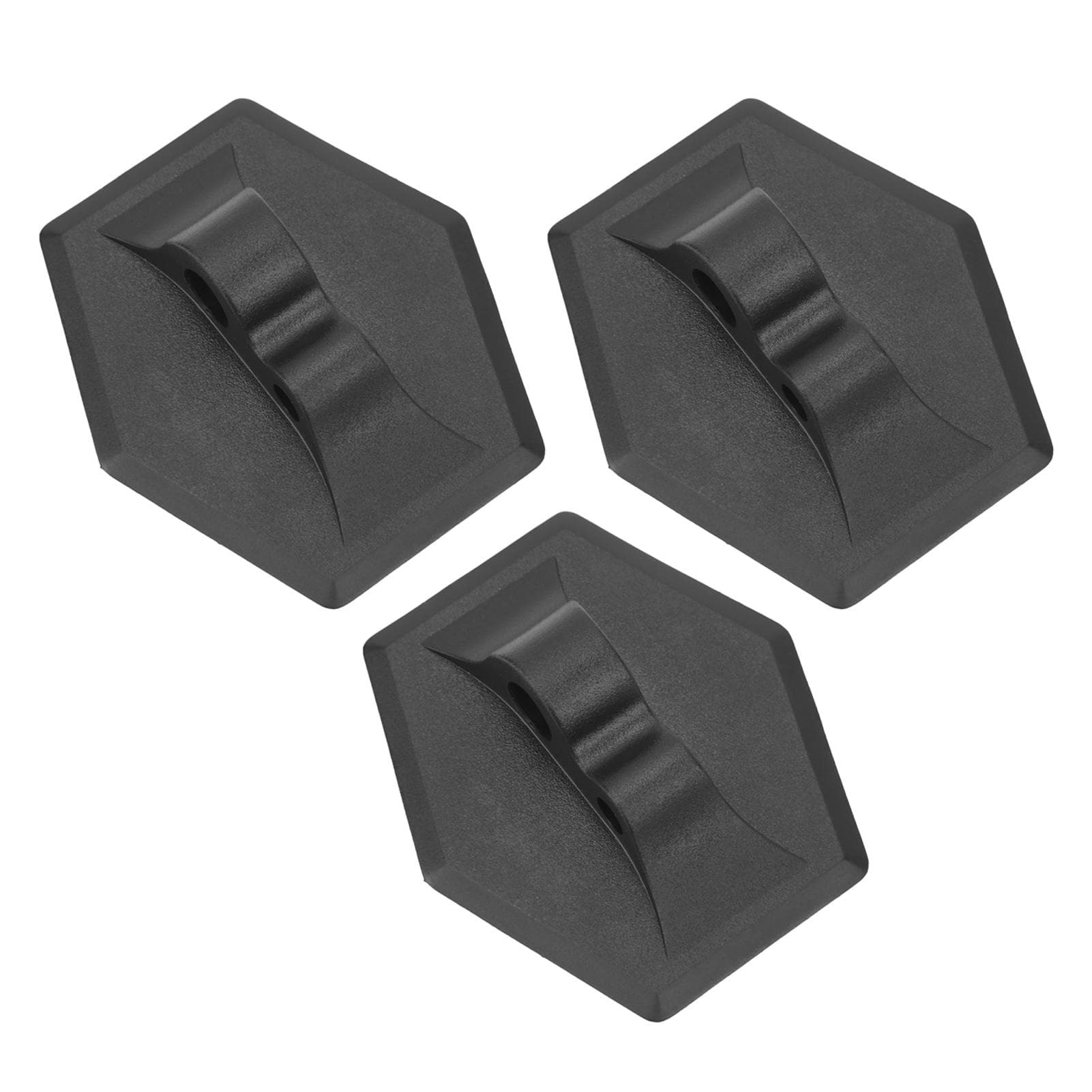 3Pcs Boat Rope Buckle Holder 2 Holes Hex Boat Rope Buckle Holder Mount for Inflatable Boat Kayak