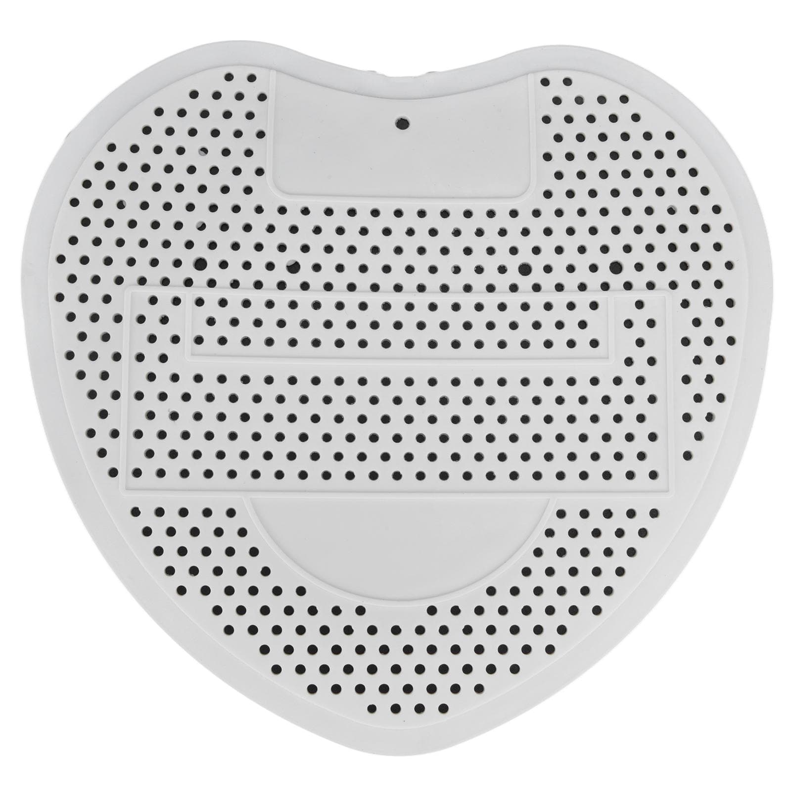 Urinal Screen Anti Blocking Durable Splashproof Urinal Deodorizer for Bathroom Office white