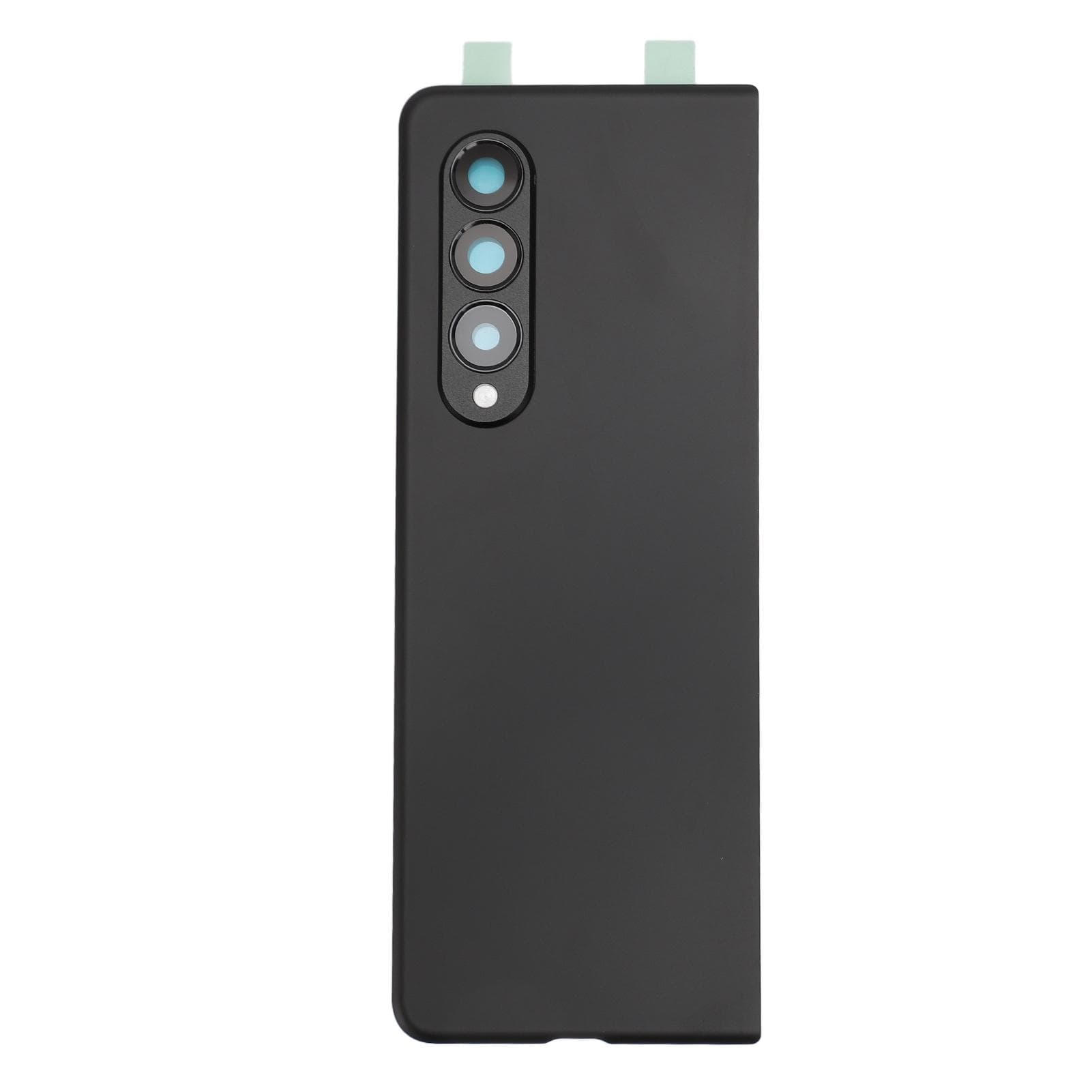 Back Glass Cover Replacement with Pre Installed Camera Lens and Repair Kit for Galaxy Z Fold 3 5G black