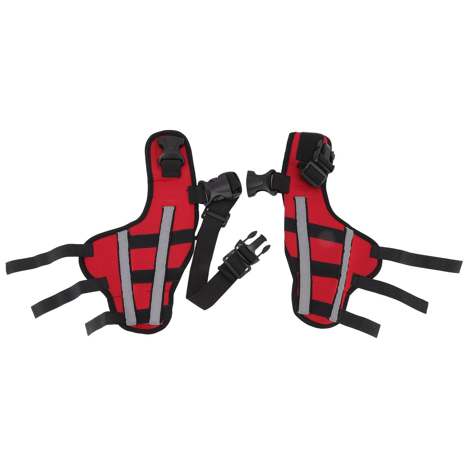 Dog Leg Brace Elastic Safe Shockproof Pet Knee Pads with Reflective Strips for Pets and Dogs L XS 24in: 63.5 X 48 X 50.8cm / 25 X 18.9 X 20in