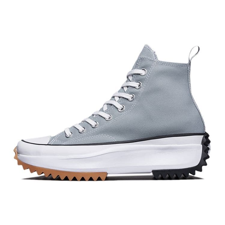 Converse Run Star Hike High Ash Stone Unisex Sneakers Grey White Black 172490C 35.5