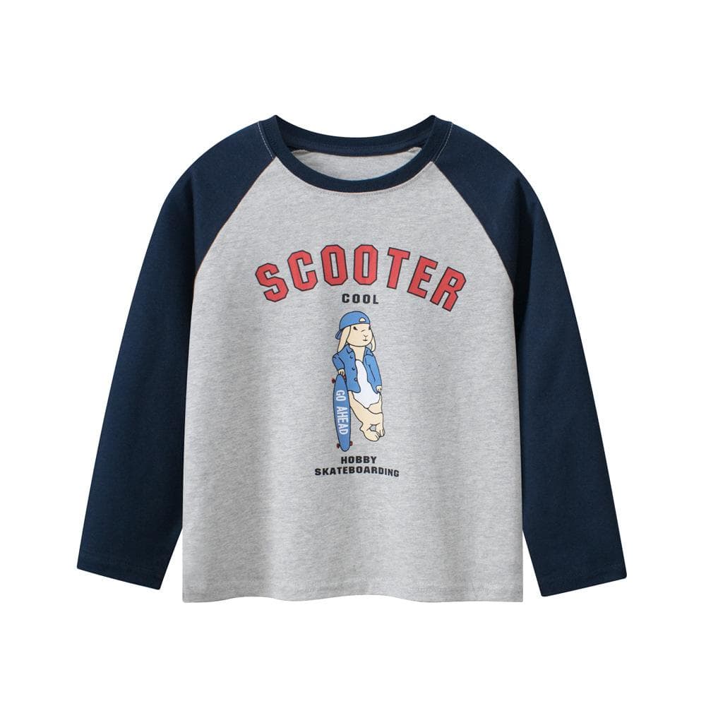 Children's Clothing Spring New Products Children's Long-sleeved T-shirts Boys and Girls Bottoming Shirts 170cm